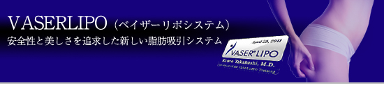 VASERLIPO(ベイザーポシステム)　安全性と美しさを追求した新しい脂肪吸引システム